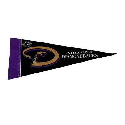 Vtg Arizona Diamondbacks 2004 MLB Mini Pennant 9in x4" Felt Banner Flag Baseball - Image 1 of 2