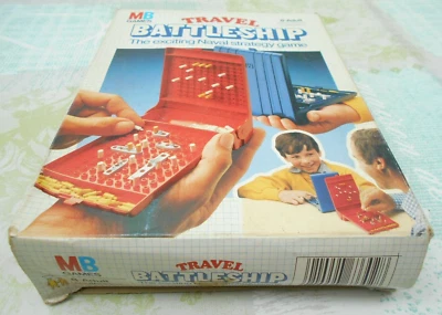 MB Games travel Battleship (1982)-complete (Free postage) - Image 1 of 3