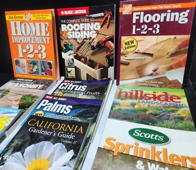 PRE-OWNED LOT OF RARELY USED MIXED DIY/TREE/PLANT BOOKS. PLEASE SEE PHOTOS, #002 - Image 1 of 4
