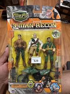 LANARD TOYS THE CORPS 3 MAN RECON Terra Team - Picture 1 of 8