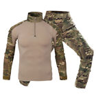 Men's long sleeved American camouflage outdoor training suit tactical suit