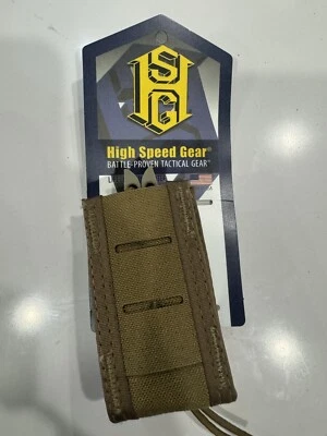 HSGI High Speed Gear Duty Pistol TACO Pouch Molle U-Mount Coyote Brown - Image 1 of 2