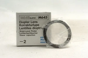 @Cámara SakuraDo @ ¡Nueva! @ Diopter Mamiya -2 para M645 Super Buscador de Nivel de Cintura - Imagen 1 de 3