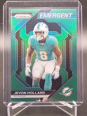 2023 Prizm Jevon Holland Emergent Green Prizm No. H-12 - Image 1 of 2