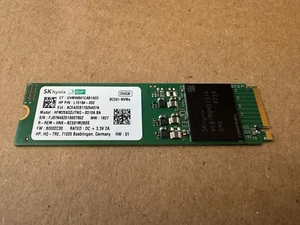 SK Hynix 256GB NVMe M.2 SSD Solid State Drive Storage Memory *ReFormated ExFAT* - Picture 1 of 3