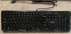 Amazon Basics Keyboard and 3-Button USB Mouse Combo HK3069 - Black NEW