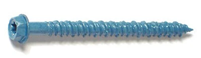Masonry Screw, 3/16 x 2-1/4-In. Star Hex Head, 100-Pk. - Image 1 of 1