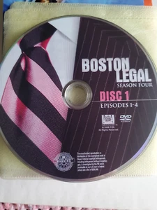 Boston Legal Season 4 Disc Only Loose DVD TV Series 20th Century Fox - Picture 1 of 20