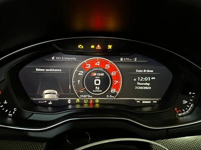 DIGITAL INSTRUMENT SPEEDOMETER CLUSTER OEM 35K 2018-2021 AUDI A4 A5 S4 S5 Q5 SQ5 - Image 1 of 4