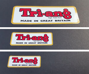 Triang Tri-ang Logo Made in Great Britain Sticker for toys 3 sizes