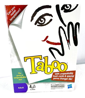 Taboo (adult 17+) Game Of Unspeakable Fun! Factory Sealed! New! Hasbro 2010 - Image 1 of 4