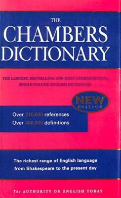 The Chambers Dictionary by Chambers Hardback Book The Cheap Fast Free Post - Image 1 of 2