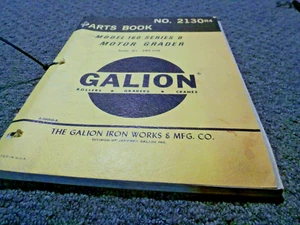Galion 160 Series B Motor Grader Parts Catalog Manual S/N 2155-2714 xz - Picture 1 of 1