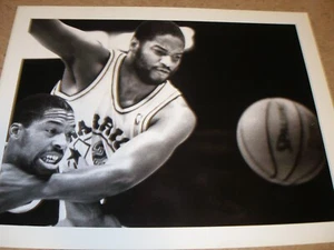 1987 Fat Lever Denver Nuggets JB Carroll Warriors SF Examiner Type 1 Press Photo - Picture 1 of 2