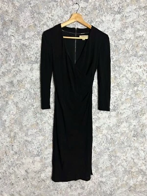 Burberry London Ladies Long Sleeve Evening Dress Black Viscose Mesh Size 38 - Image 1 of 4