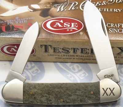 Cuchillo de canoa Case XX EE. UU. 2019 sello EX2131 SS ESTUCHE EXÓTICO - asas de hueso de jirafa Foto 1 de 4