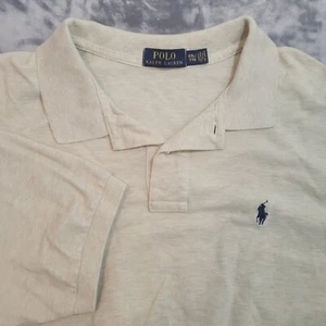 Camisa Polo Ralph Lauren Para Hombres 2XL Amarilla Manga Corta Algodón Suave Informal - Imagen 1 de 7