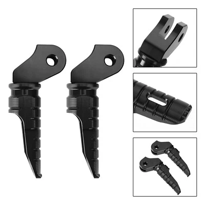 Anteriore PEDANE PEDALINE POGGIAPIEDI per Bonneville T100 T120 2016-2022 BLK Y - Image 1 of 4