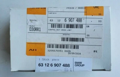 Новый оригинальный блок управления ксеноновой фарой Rolls-Royce Phantom, BMW 63 12 6 907 488 - Изображение 1 из 4