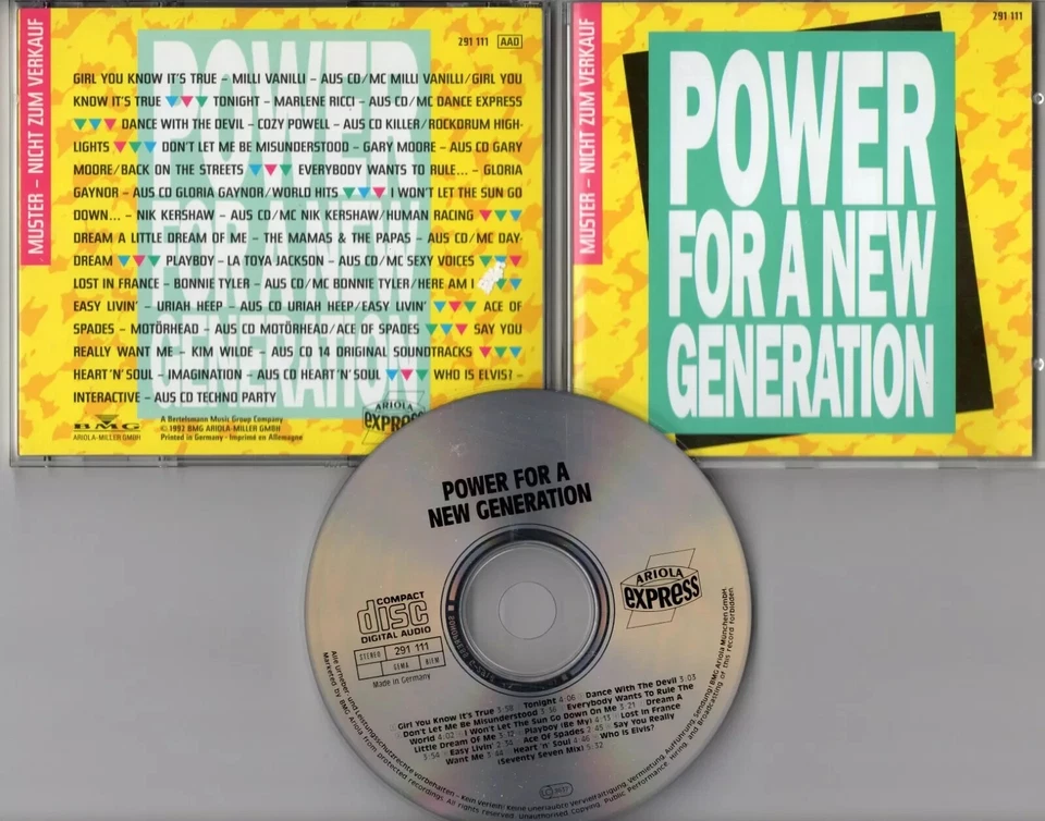 V.A.Ariola Express Promo-CD 1992 IMAGINATION Nik Kershaw BONNIE TYLER Uriah Heep - Bild 1 von 1