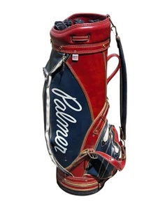 Arnold Palmer Hot-Z Faux Leather Staff Cart Golf Bag Vintage - Picture 1 of 5
