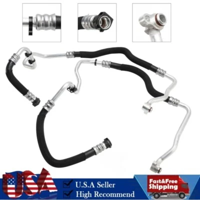 Engine Oil Cooler Line For BMW 550i 550i GT 650i 750i 17227589509 17227589510 - Image 1 of 4