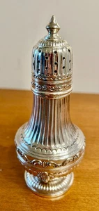 Coctelera de azúcar de ricino vintage Corbell & Co placa de plata usada en excelente estado - Imagen 1 de 5