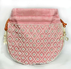 Jaipurian Indian Potli Bag For Women Indian Handmade best gift handbag - Picture 1 of 4