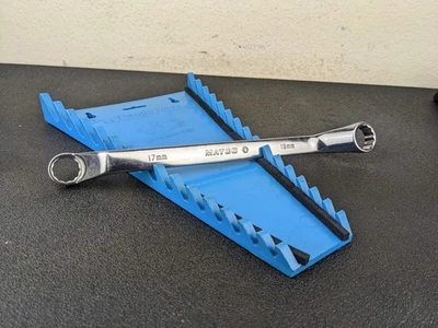 #bm554 Matco Tools 17MM-19MM Deep Offset Chrome Box End Wrench RBL1719M USA - Image 1 of 4