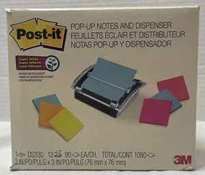 Post-it Notizenspender Pop-up Notizen Wellenmuster Design 12 Minen 3x3 - Bild 1 von 6