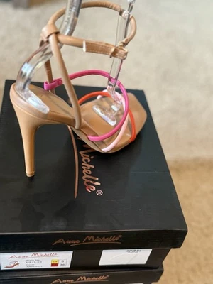 Zapatos mujer color tostado multicolor.  Talla 6 Foto 1 de 3