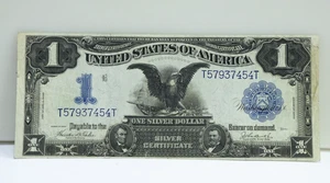 1899 $1 Silver Certificate Black Eagle Teehee/Burke VF - Picture 1 of 2