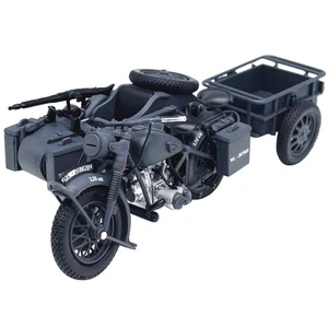 15cm 1/24 WWII German Army For BMW R75 1939-1945 motorcycle Model Xmas Gift - Picture 1 of 10
