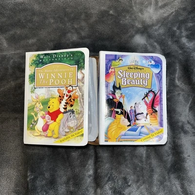 批量 (2) 件 麦当劳 1996 年沃尔特迪斯尼视频展示人物 Winnie & Sleeping BU — 第 1/4 张图片