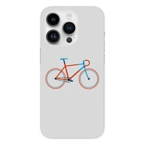 Coque en silicone imprimée compatible Apple iPhone 14 Pro Bike color Hipster - Photo 1 sur 6