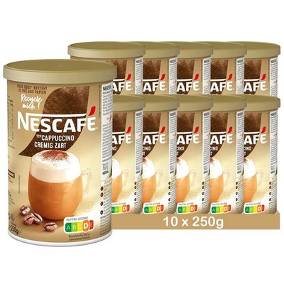 NESCAFÉ Gold Typ Cappuccino, Café soluble, café instantané  (10 x 250g) - Photo 1/4