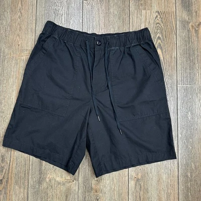 Pantalones Cortos Polo Ralph Lauren Para Hombre Medianos Calce Relajado Cordón Cintura Elástica Negros Foto 1 de 4