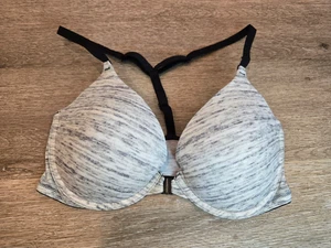 Victoria's Secret PINK Wear Everywhere Push Up Front Clasp Racer Back Bra - 34D - Picture 1 of 7