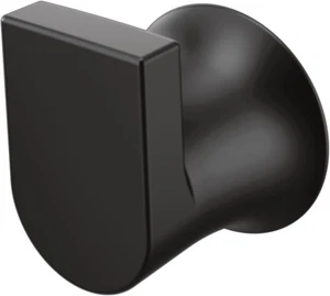 Gancho para toalla bata individual negro mate Moen Genta BH3803BL nuevo - Imagen 1 de 2