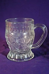 EAPG CHILD'S MUG STRAWBERRY Pattern Maker unknown Possibly Stippled Strawberry  - Picture 1 of 5