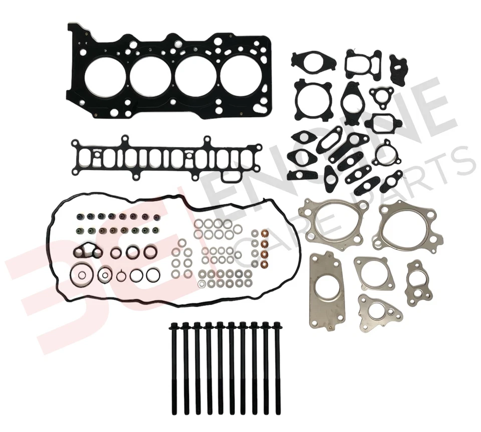 JUEGO DE JUNTAS COMPLETO CON PERNOS DE CABEZA PARA MOTOR DIESEL MAZDA 3 6 CX5 2.2 D SHY1 SHY4 - Imagen 1 de 4