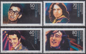 GERMANY Sc # B666-9 CPL MNH SET of 4 - FAMOUS ROCK STARS - Picture 1 of 1