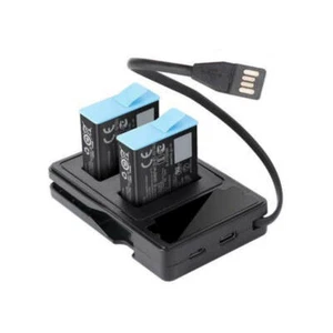 LCD Dual Battery Charger for GoPro Hero 12 / Hero 11 / Hero 10 / Hero 9 Black - Picture 1 of 6