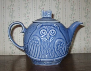 Wade Teekanne blaue Katze und Eule oder Eule und Muschi Katze - Bild 1 von 4