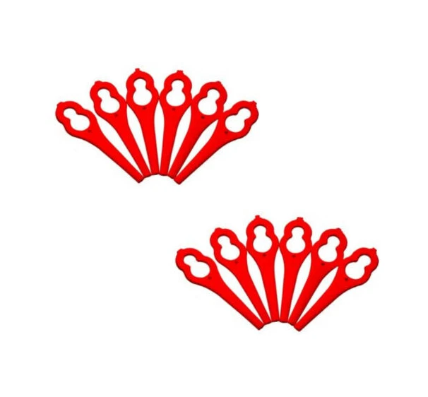 12 x Bosch ART 26 LI ART 26 Accutrim ART 26 EasyTrim Plastic Strimmer Blades - Image 1 of 1
