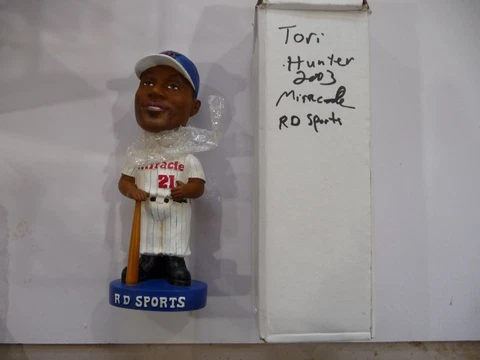 Torii Hunter Bobblehead Minnesota Twins with Box - Miracle RD Sports Cover