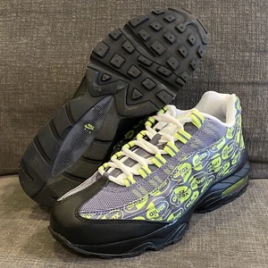 Nike Air Max 95 SE (GS) Size Youth 7Y Wmn 8.5 Sneakers Grey Volt 922173 004 New - Picture 1 of 11