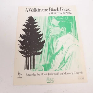 Horst Jankowski A Walk in the Black Forest Piano Sheet Music 1965 Capriccio - Picture 1 of 5
