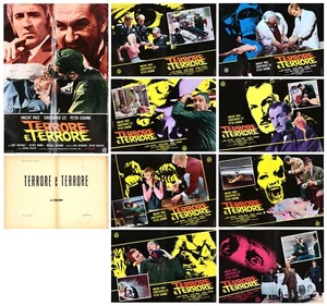 TERROR AND TERROR PHOTO ENVELOPE SET 8+SOGG. 1969 SCREAM AND SCREAM AGAIN LOB... - Picture 1 of 11