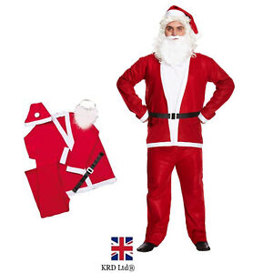 1pc Navidad Fiesta Disfraz Utilería Cosplay Vestido De Santa Claus Barba Bigote